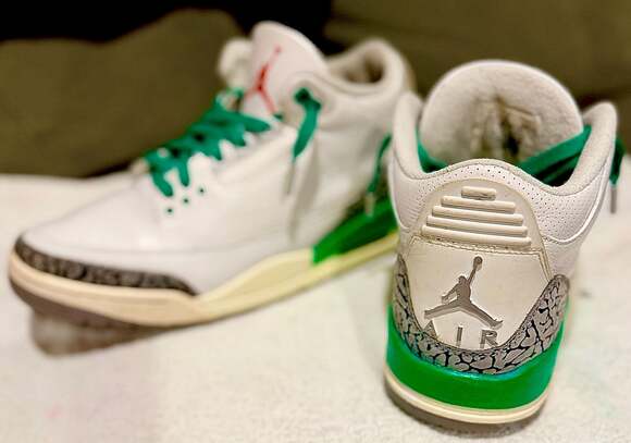 Air Jordan 3 Retro Women's Lucky Green CK9246-136 - Picture 4 of 4